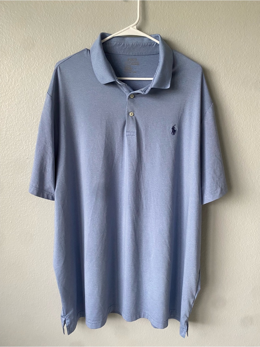 Polo Ralph Lauren Performance Men's XXL Blue Classic Fit Golf Polo Short Sleeve